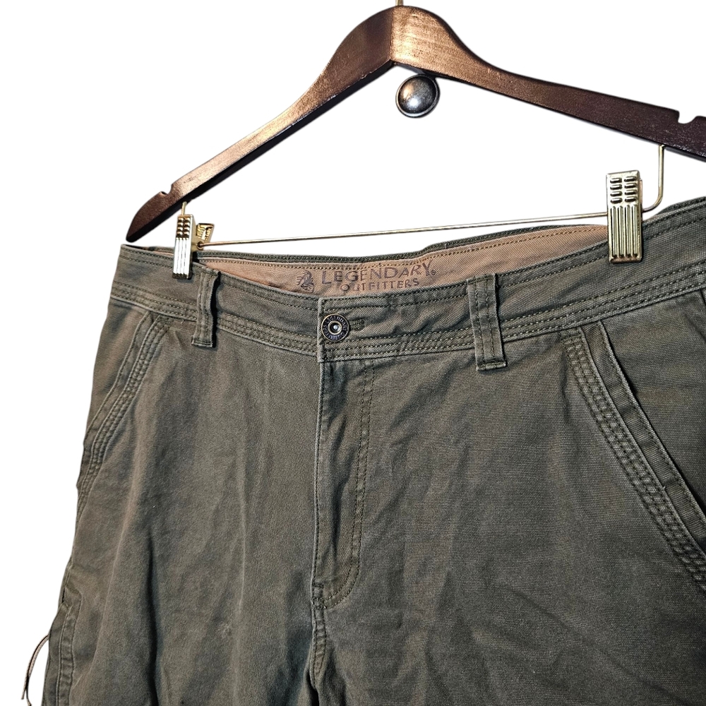 Legendary Whitetails Pants - Olive Canvas - Utility Cargo - Durable - Picture 3 of 7